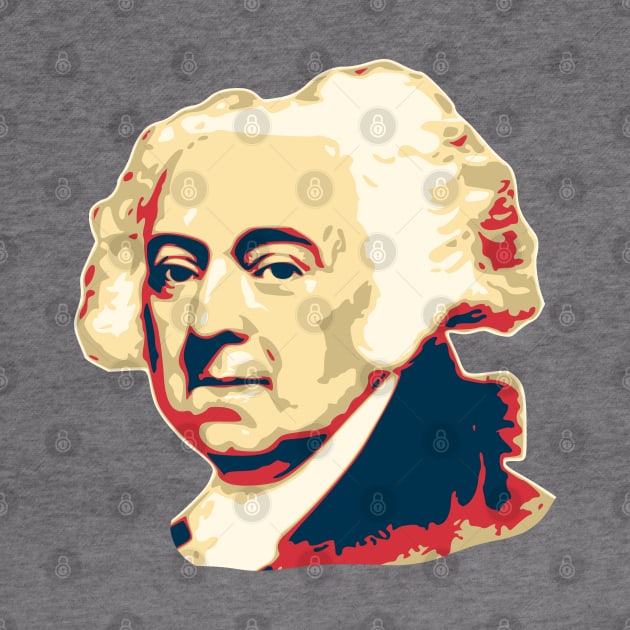 John Adams Pop Art by Nerd_art